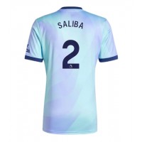 Echipament fotbal Arsenal William Saliba #2 Tricou Treilea 2024-25 maneca scurta